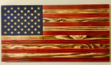 Load image into Gallery viewer, Customizable, Made to Order, Rustic, Handcrafted, Wooden Flags. You select the Union type.