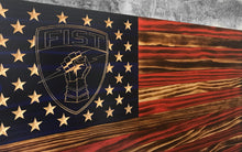Load image into Gallery viewer, 13F FIST Wooden Flag