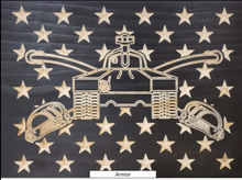Load image into Gallery viewer, Customizable, Made to Order, Rustic, Handcrafted, Wooden Flags. You select the Union type.