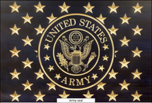 Load image into Gallery viewer, Customizable, Made to Order, Rustic, Handcrafted, Wooden Flags. You select the Union type.