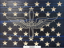 Load image into Gallery viewer, Customizable, Made to Order, Rustic, Handcrafted, Wooden Flags. You select the Union type.