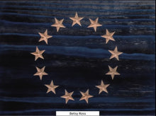 Load image into Gallery viewer, Customizable, Made to Order, Rustic, Handcrafted, Wooden Flags. You select the Union type.