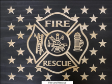 Load image into Gallery viewer, Customizable, Made to Order, Rustic, Handcrafted, Wooden Flags. You select the Union type.