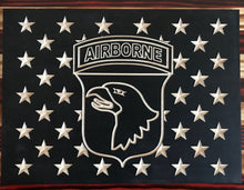 Load image into Gallery viewer, Customizable, Made to Order, Rustic, Handcrafted, Wooden Flags. You select the Union type.