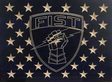 Load image into Gallery viewer, Customizable, Made to Order, Rustic, Handcrafted, Wooden Flags. You select the Union type.