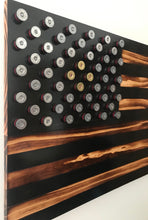 Load image into Gallery viewer, Custom Shotgun Shell Wooden Flag - Subdued