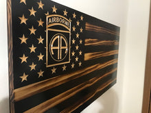 Load image into Gallery viewer, Customizable, Made to Order, Rustic, Handcrafted, Wooden Flags. You select the Union type.