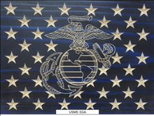 Load image into Gallery viewer, Customizable, Made to Order, Rustic, Handcrafted, Wooden Flags. You select the Union type.
