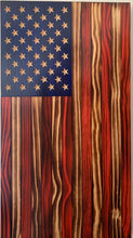Load image into Gallery viewer, Vertical U.S. Wooden Flag